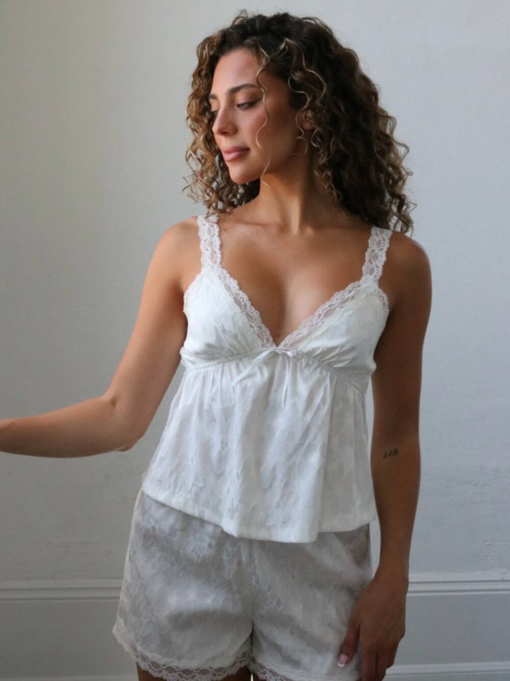 Waverles Brooke Bridal Jacquard Pajama Set